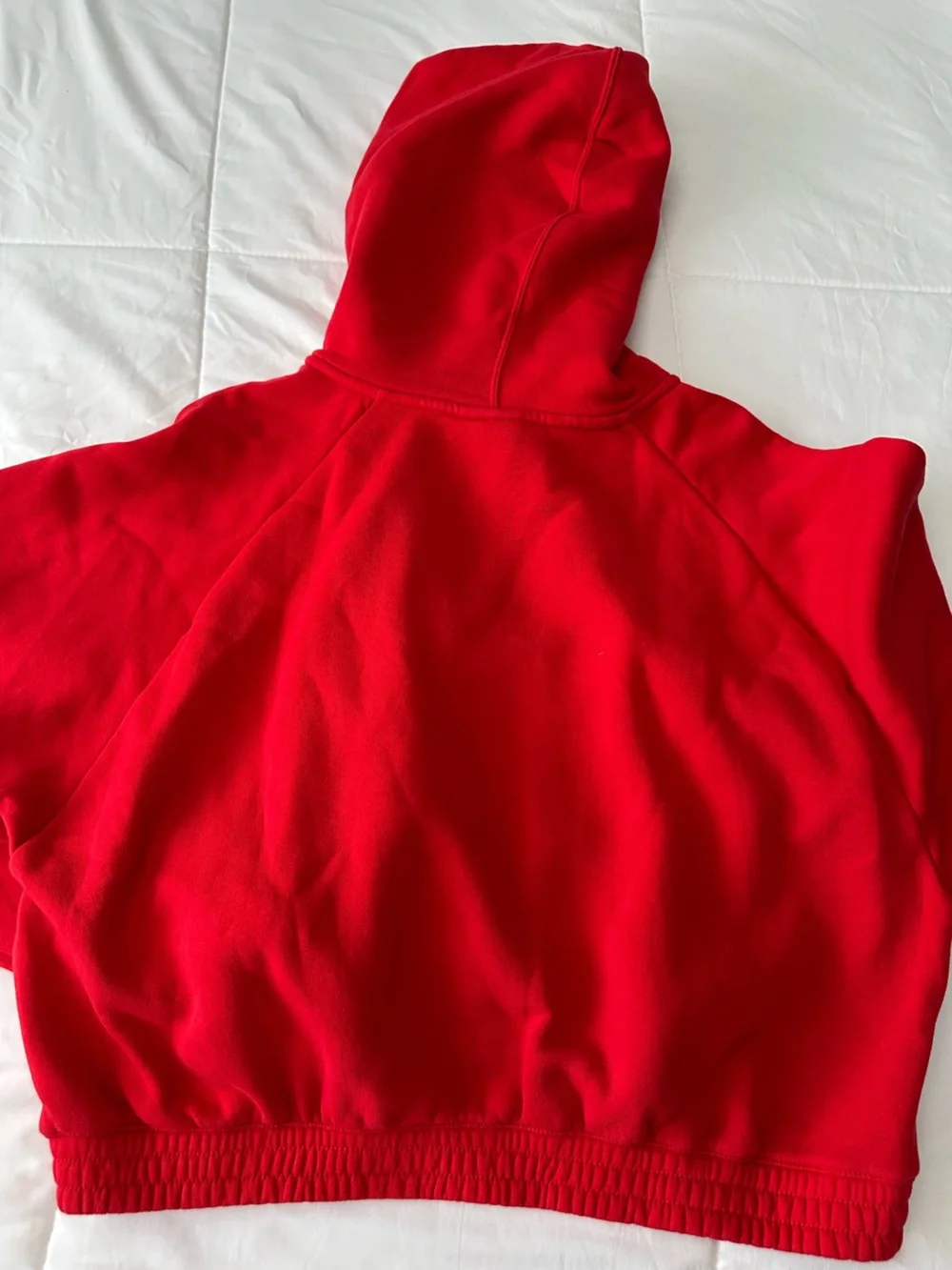 Jordan Red PARIS Pullover Hoodie with Navy and White Trim